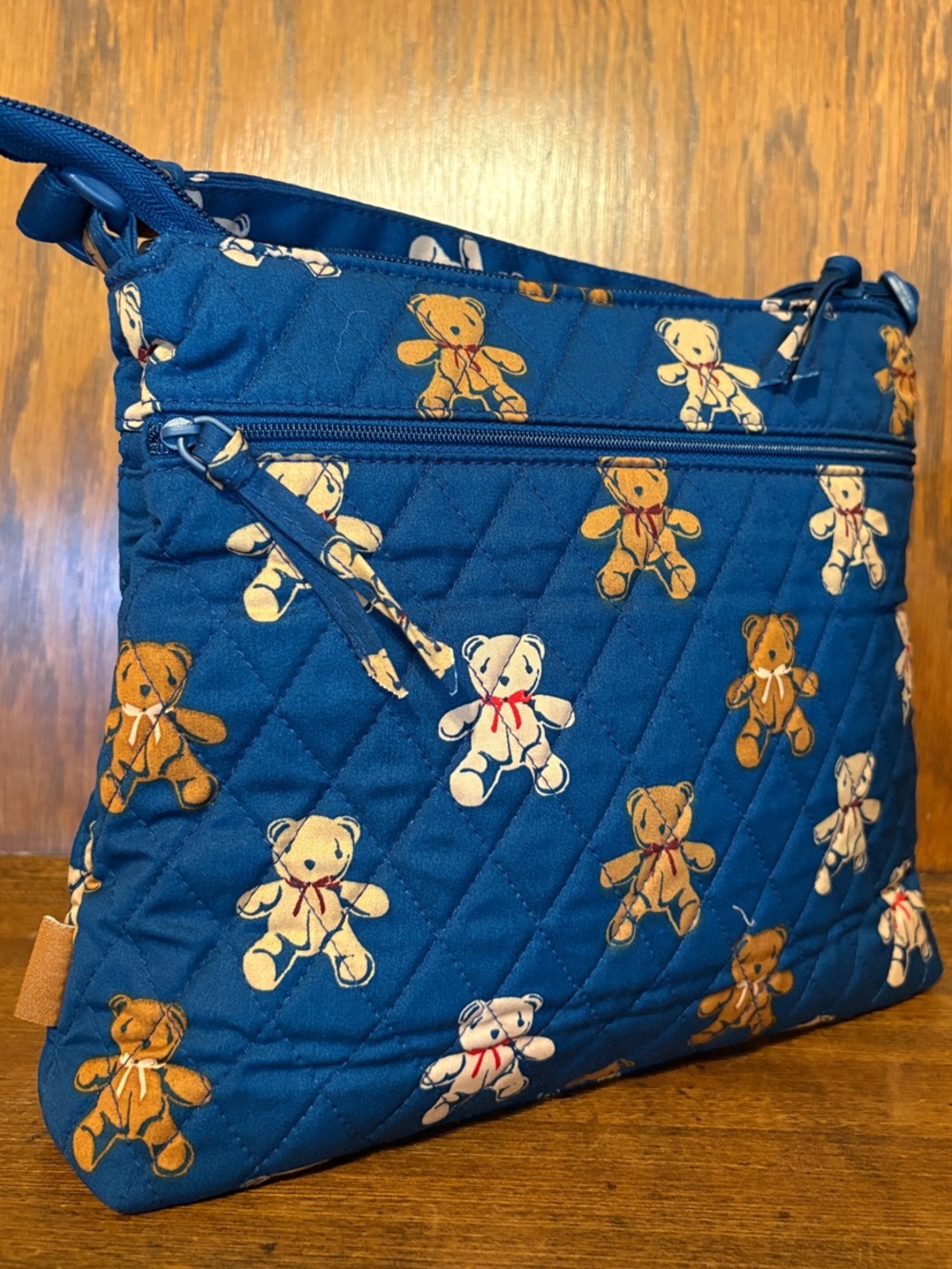 NWT-Vera Bradley-Bunch of 🐻 Bears 🧸Original Zip Hipster Crossbody Bag-$80 - Picture 5 of 16